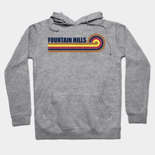 Fountain Hills Arizona horizontal sunset Hoodie